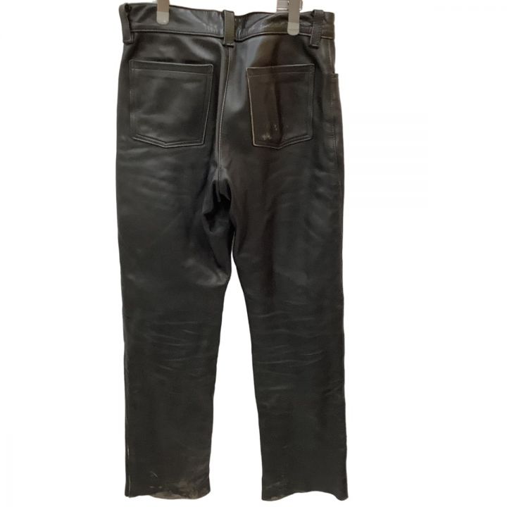 VANSON バンソン メンズ レザーパンツ SIZE 83.5cm (W33) ブラック
