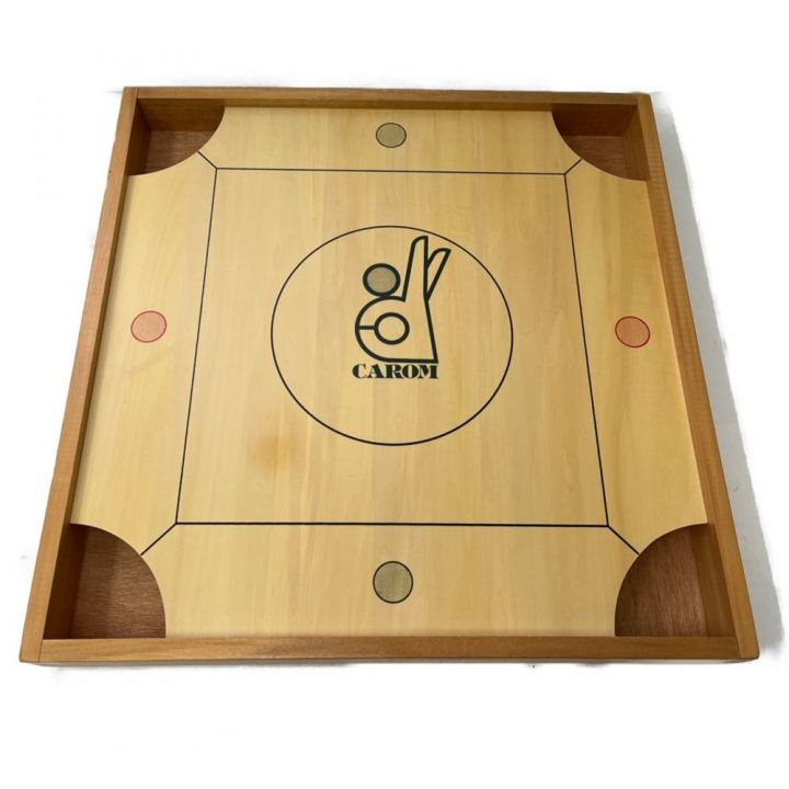 彦根カロム 木製 知育玩具 ボードゲーム コマ全て揃い - 中古トレカ