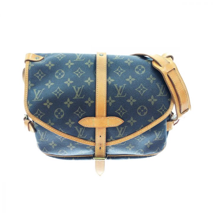 LOUIS VUITTON ルイヴィトン モノグラム ソミュール 30 斜め掛け