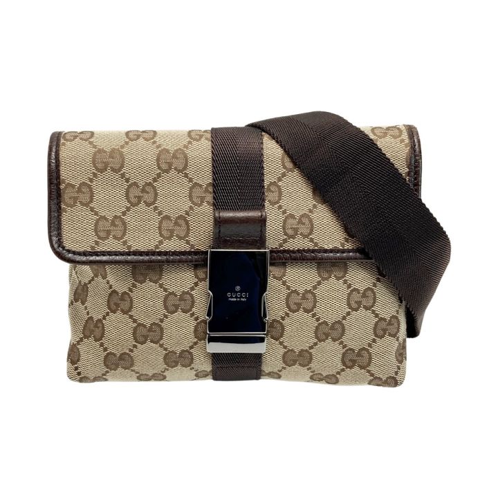 GUCCI グッチ GGキャンバス ボディバッグ 131236 キャンバス×レザー