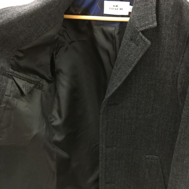 COACH コーチ チェスターコート SIZE S メンズ F33822 グレー - 中古