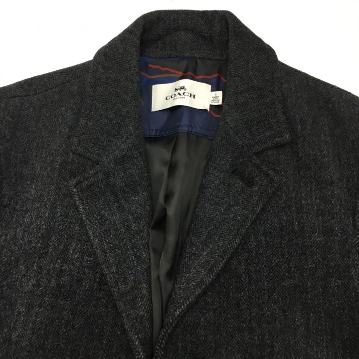 COACH コーチ チェスターコート SIZE S メンズ F33822 グレー - 中古