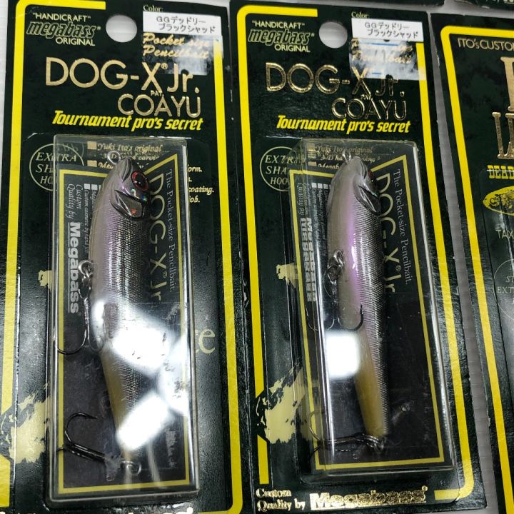 Megabass メガバス ルアー 6個まとめ VIBRATION-X/DEEP-X10/DOG-X Jr