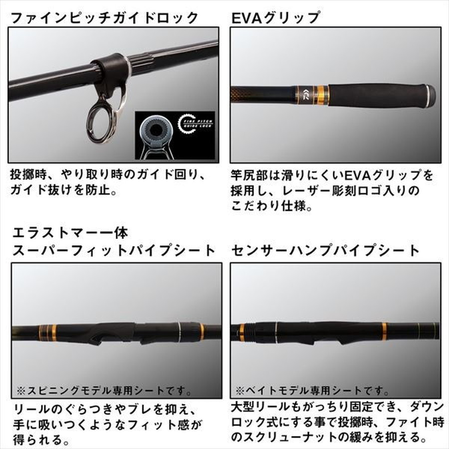 ダイワ 遠投竿 トーナメント磯 5-53遠投・K(スピニング): 釣具の