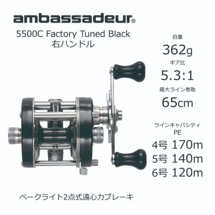 ピュアフィッシングジャパン ベイトリール 23 アンバサダー 5500C