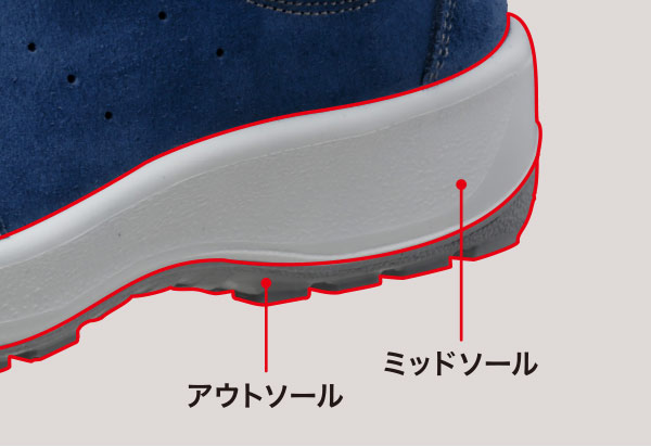 安全靴 MSN355 ブルー | 【ミドリ安全】公式通販