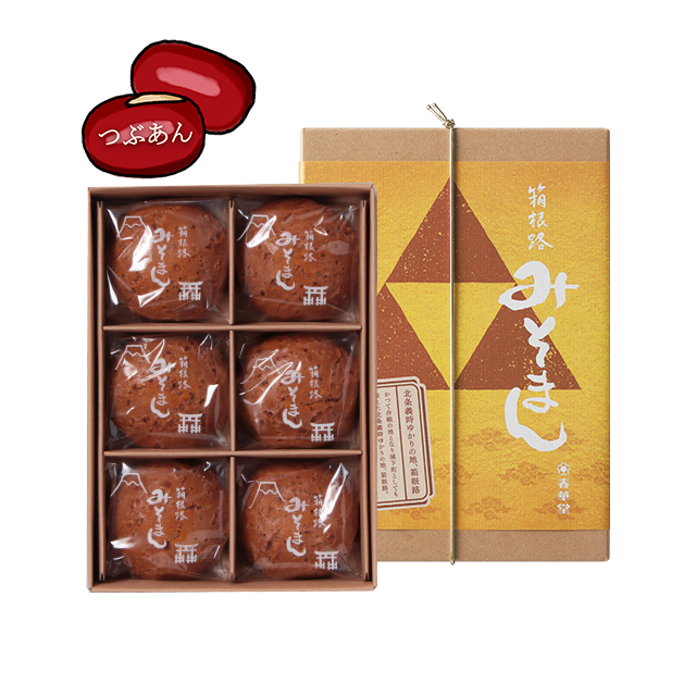 箱根路みそまん北条家デザイン（6個入）｜春華堂オンラインショップ