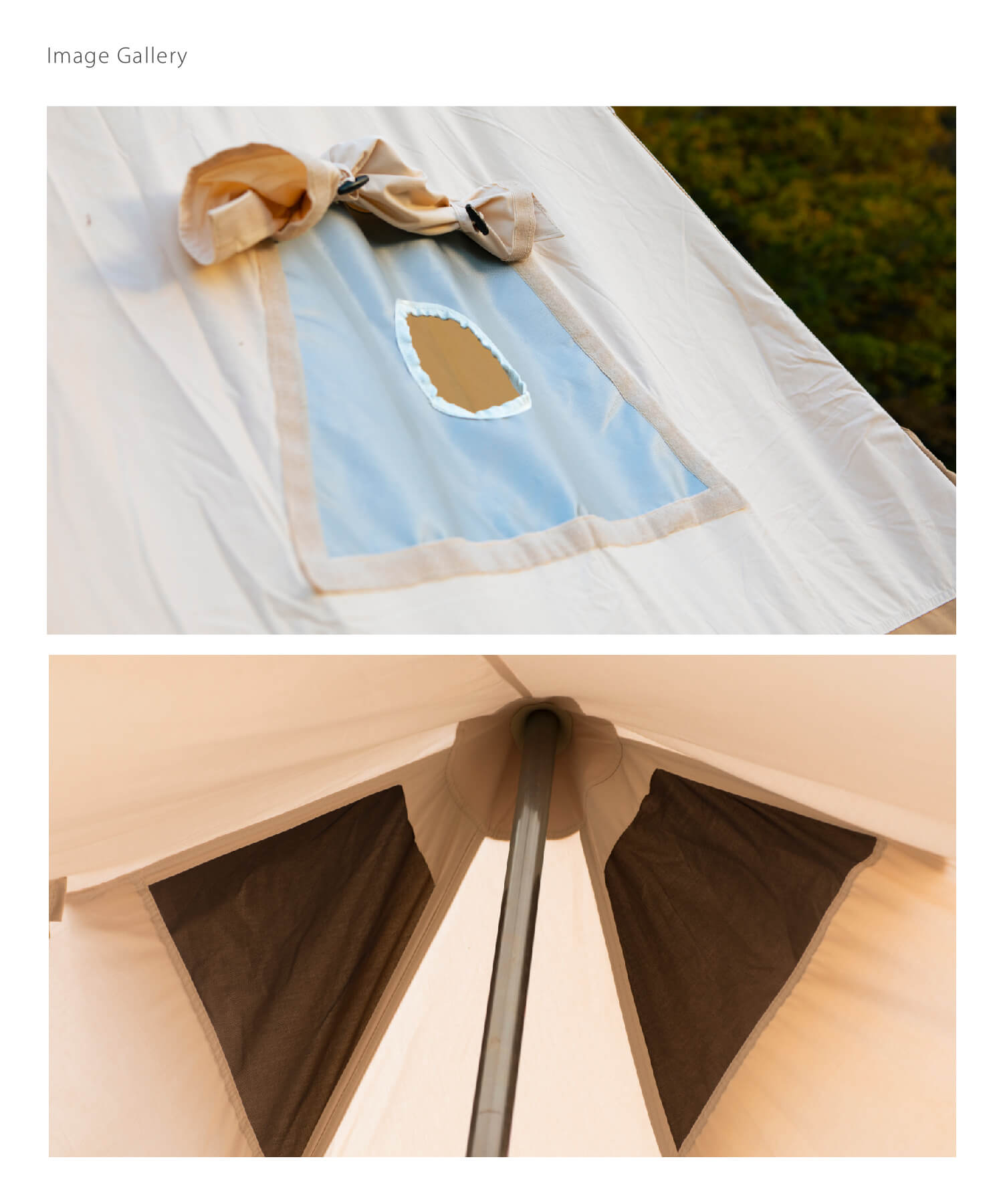 Tetto】テット 張り方を自由にレイアウト ワンポールポリコットン