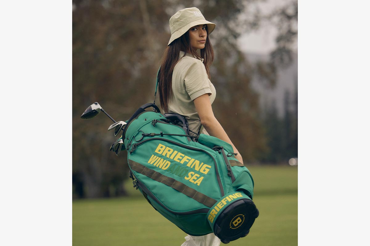 BRIEFING WIND AND SEAコラボ上下 XL おしゃれな大人のゴルフバッグ
