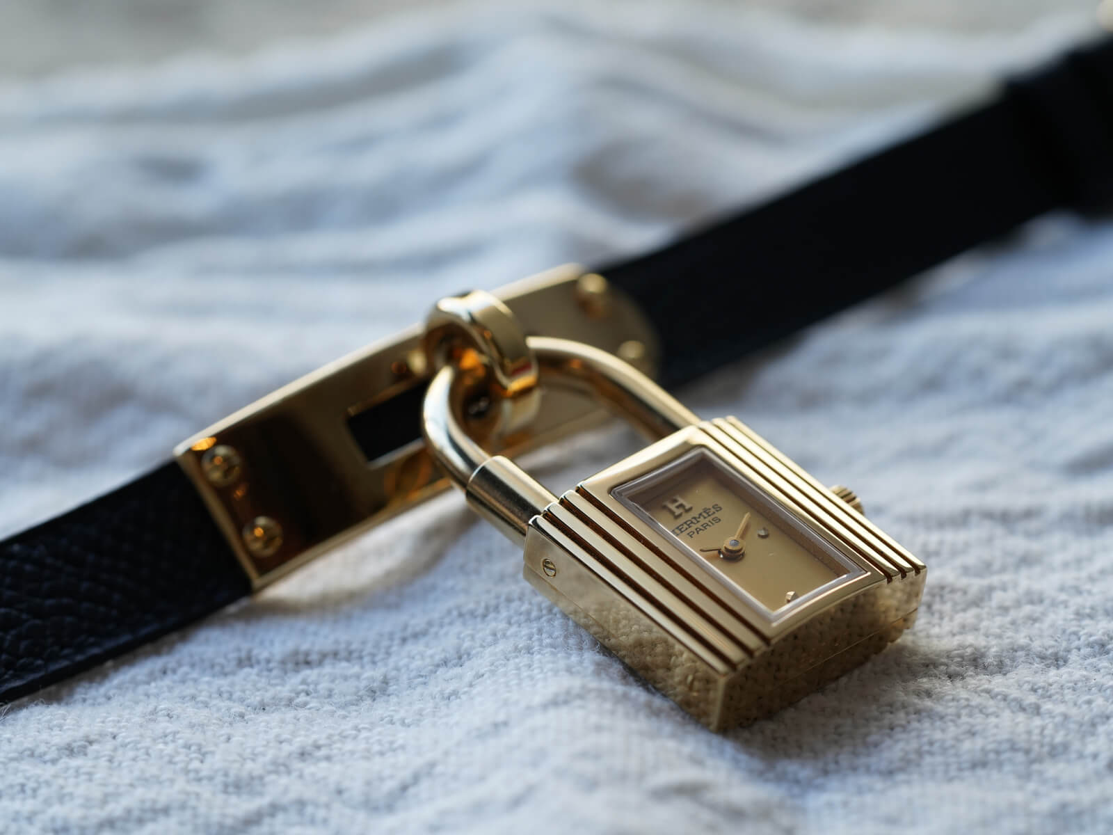 エルメス/ケリーウォッチ/ゴールドダイアル/Hermes/Kelly Cadenas/Gold