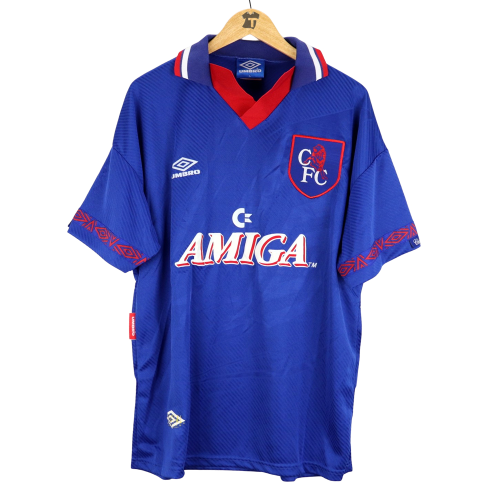 1993-94 Chelsea Amiga Umbro Shirt L (Top)