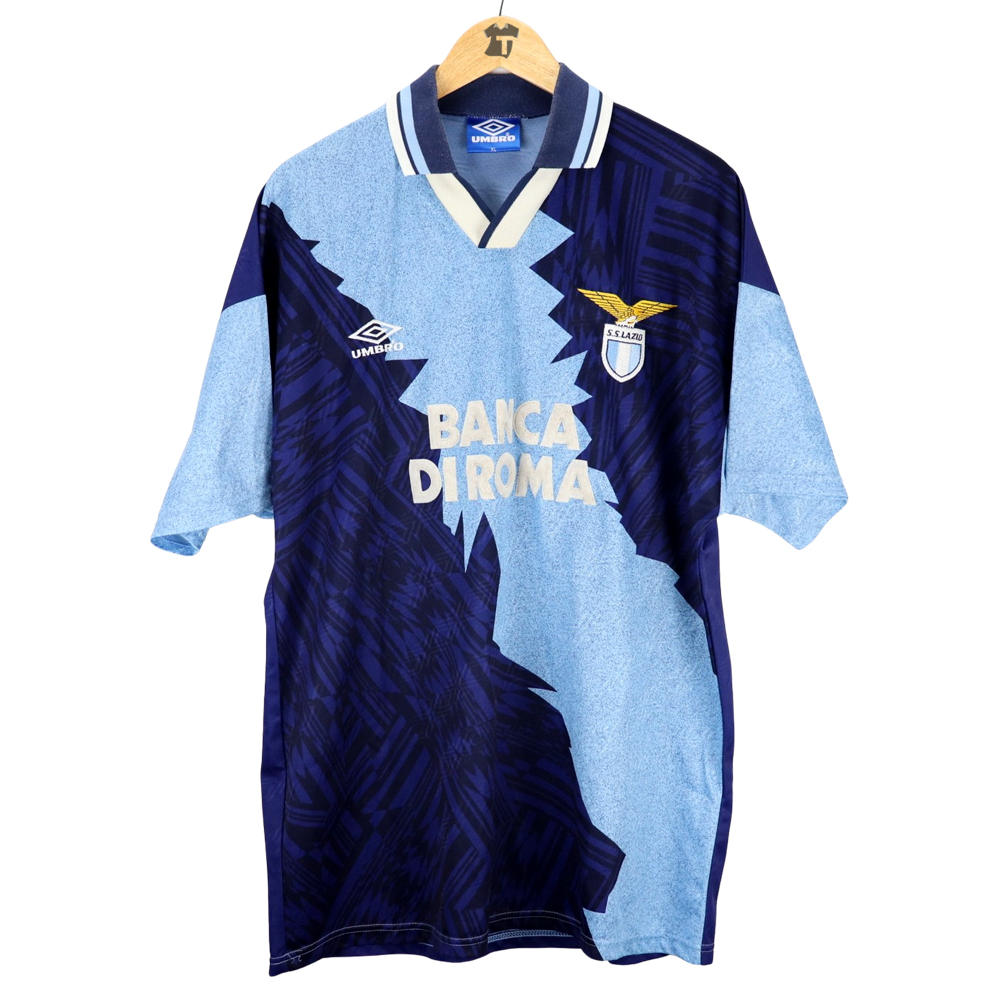 1994-95 Lazio Away Shirt #6 Chamot Match Worn Umbro XL (Top)