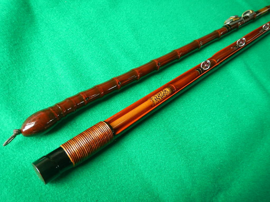 和竿 400mm 12段 赤漆 50年もの 福岡店 [釣具のキャスティング]