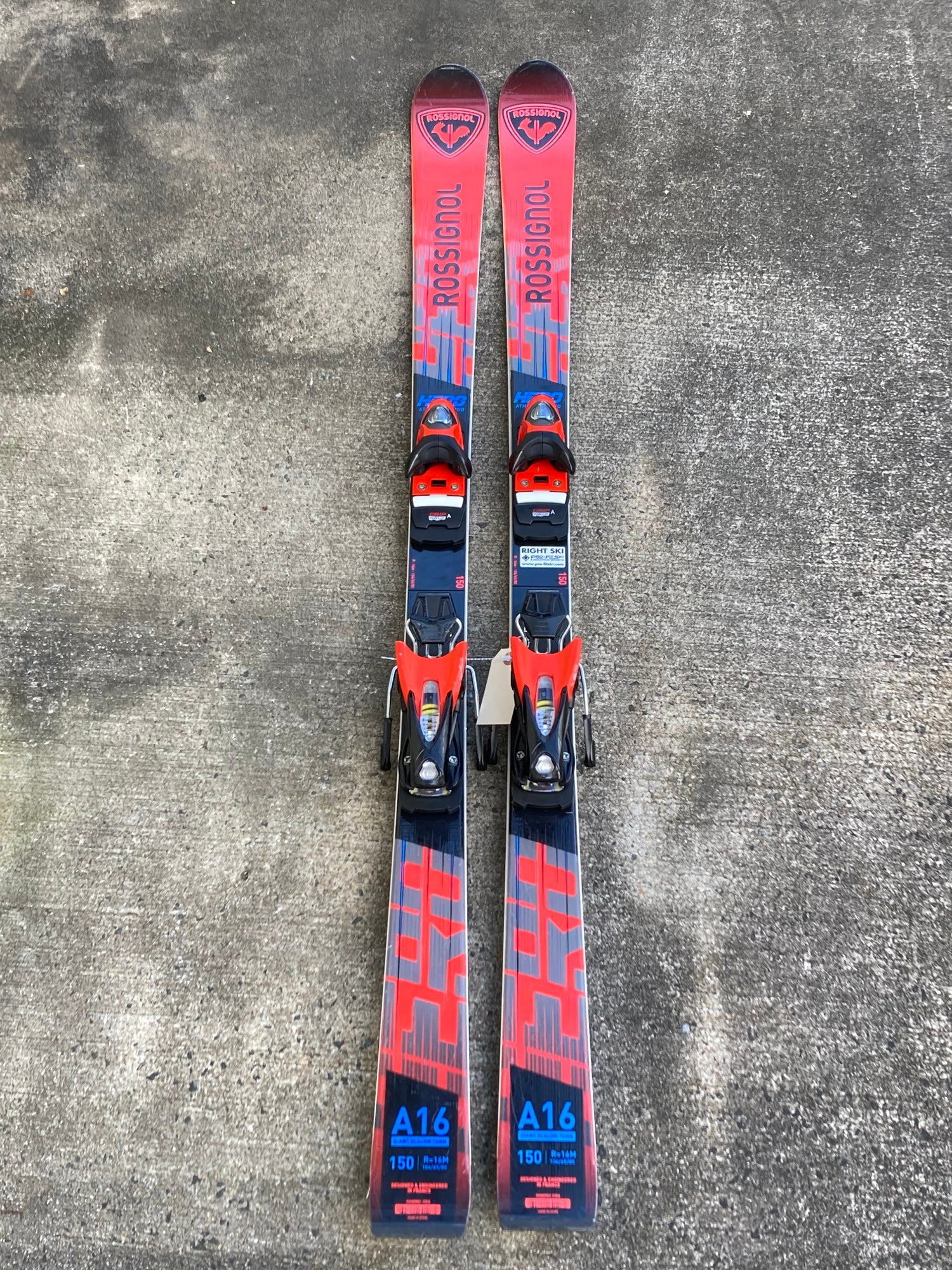 スキー ROSSIGNOL HERO ATHLETE GS 185 R27 185cm スキー ROSSIGNOL