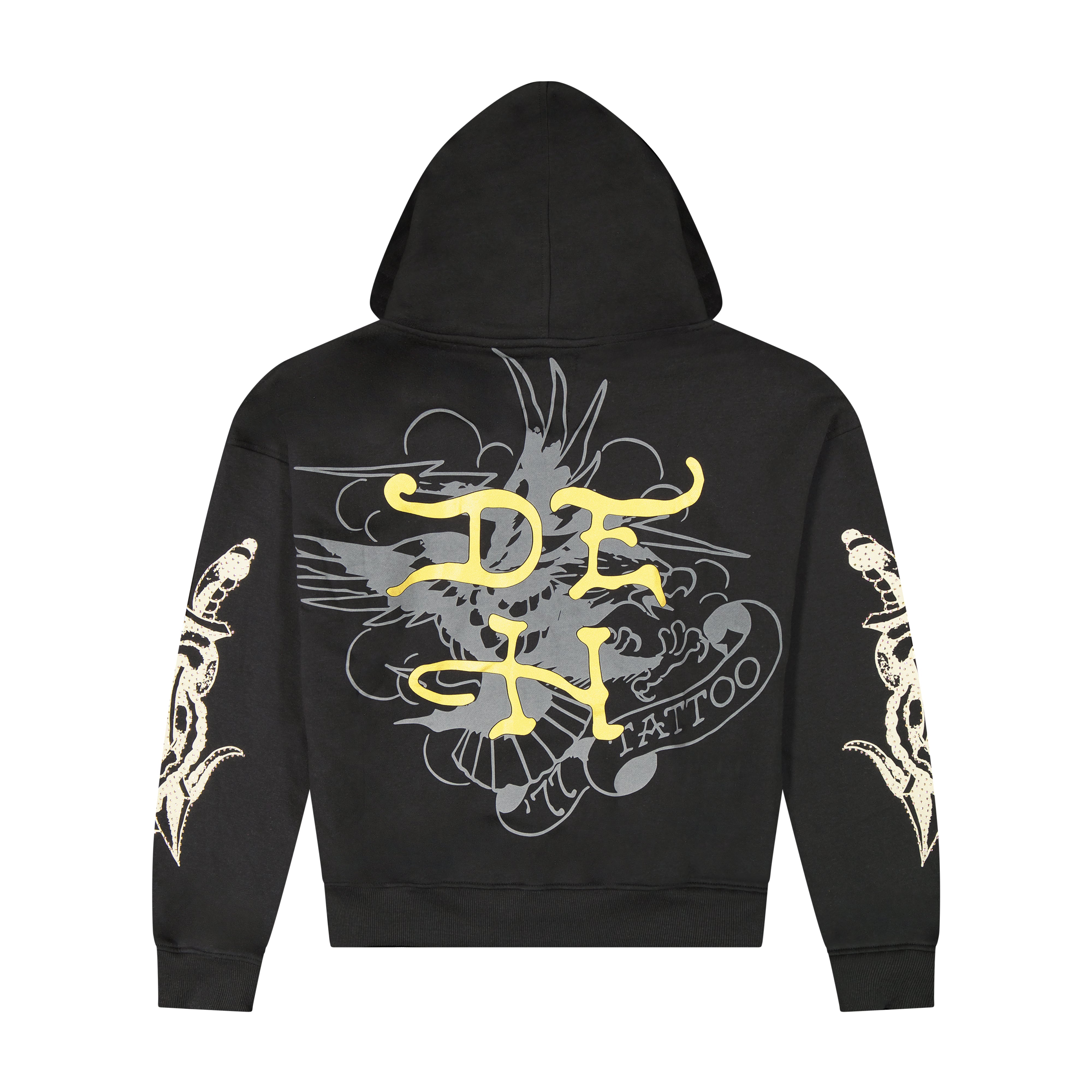 Dragon Skulls Boxy Zip Hoodie