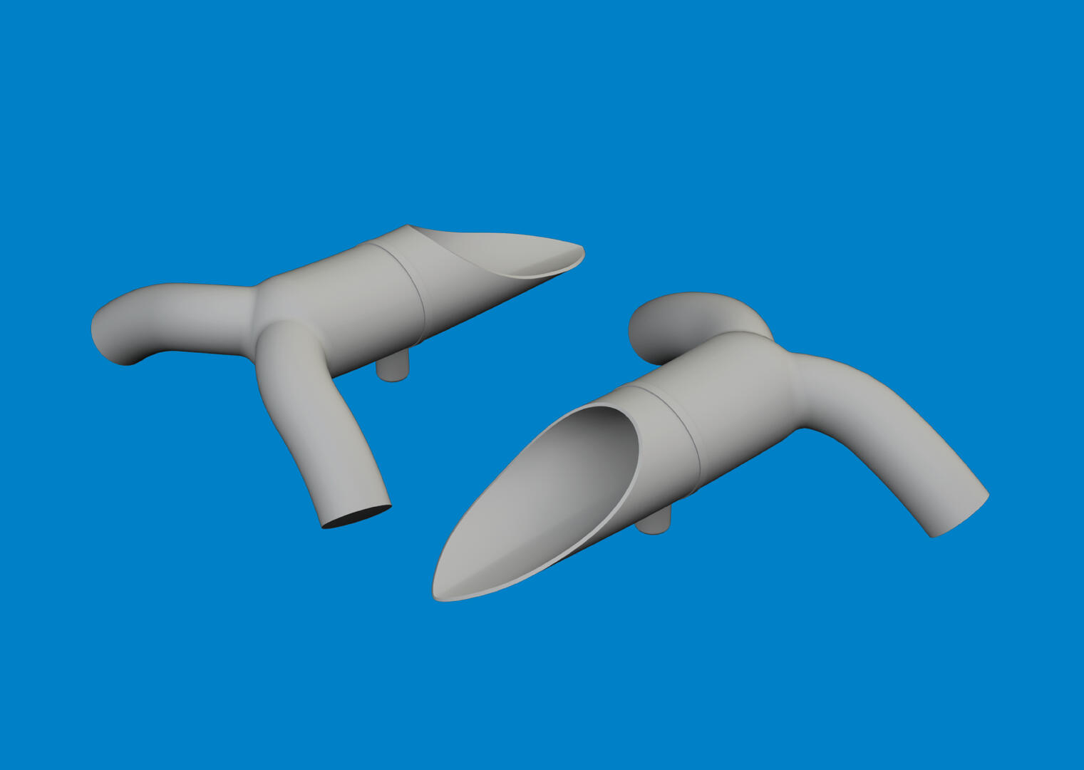 DB-7B Boston III exhausts PRINT 1/48 - Eduard Store
