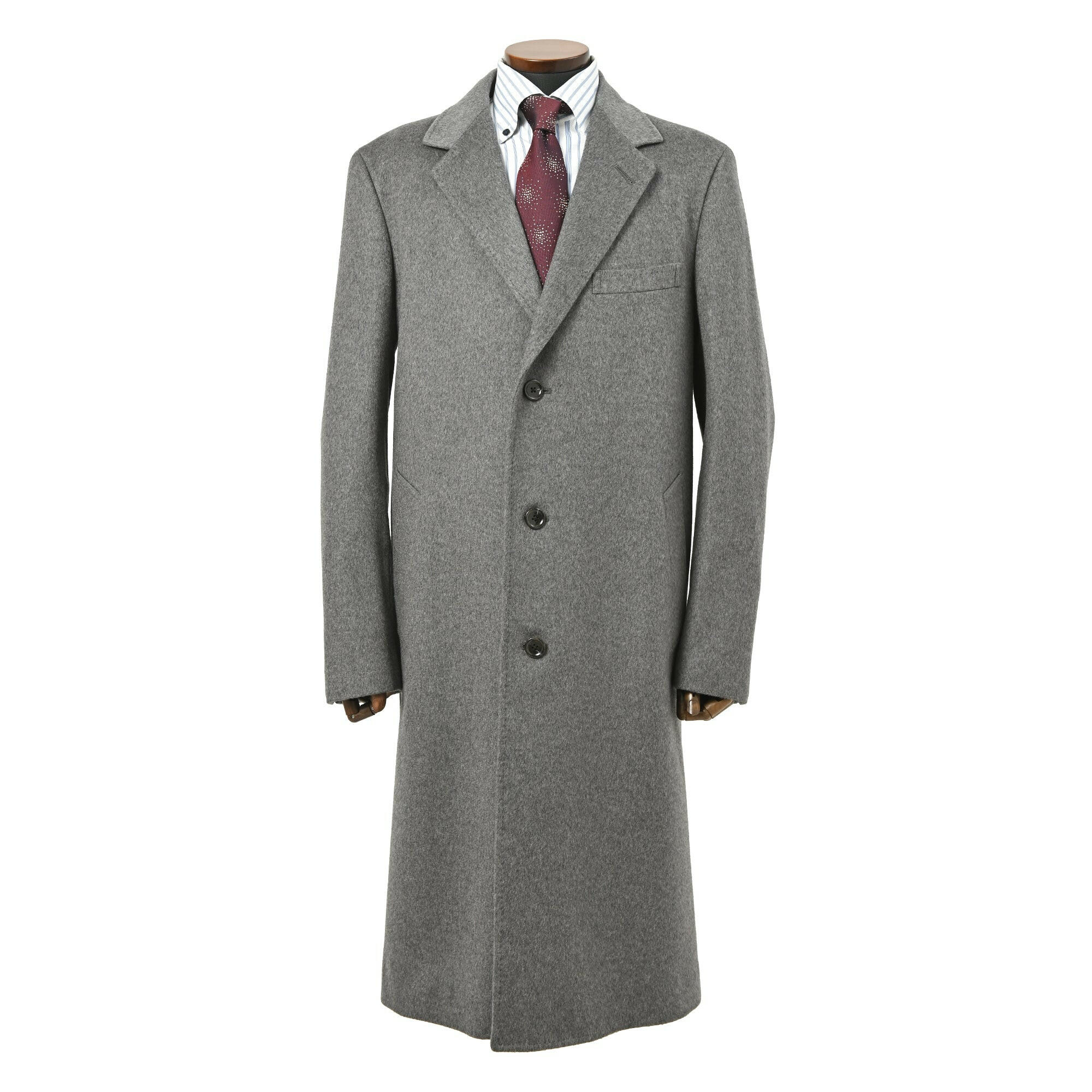 COLOMBO（コロンボ） カシミヤ チェスター フィールド コート / グレー