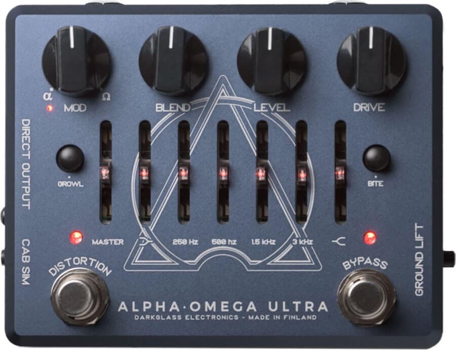 Darkglass Alpha Omega Ultra - Darkglassのベース用プリアンプ「Alpha