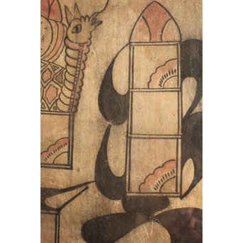 N*Z様 朝鮮民画 李朝民画 文字絵 アンティーク書物 N*Z