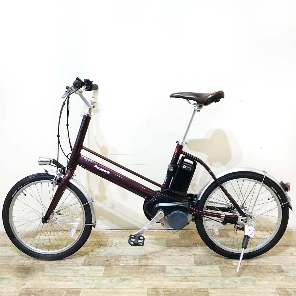 中古電動自転車 パナソニック J コンセプト パープル 20インチ KSR097