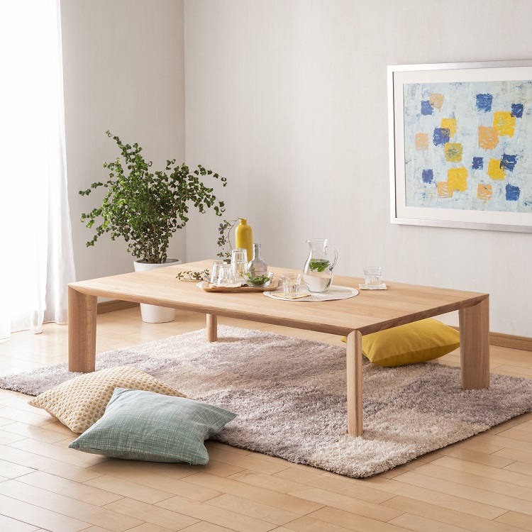 モダン座卓 幅150cm DU5200 ピュアオーク 通販 | 【公式】カリモク家具