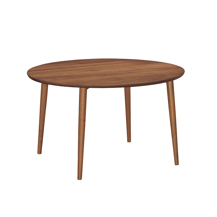 円形ダイニングテーブル DW4351 ウォールナットナチュラル 通販