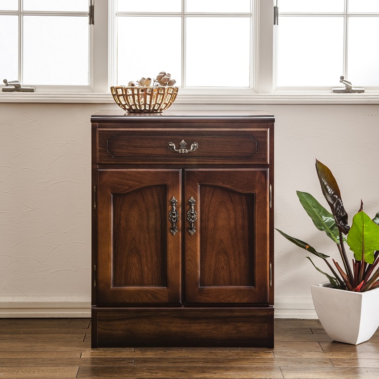 キャビネット 幅60cm QC1905 コロニアルウォールナット 通販 | 【公式