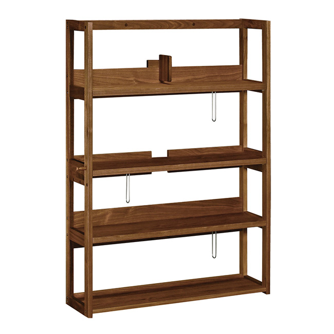 Buona scelta 書棚 オープンタイプ 幅105cm QT3085 ウォールナット