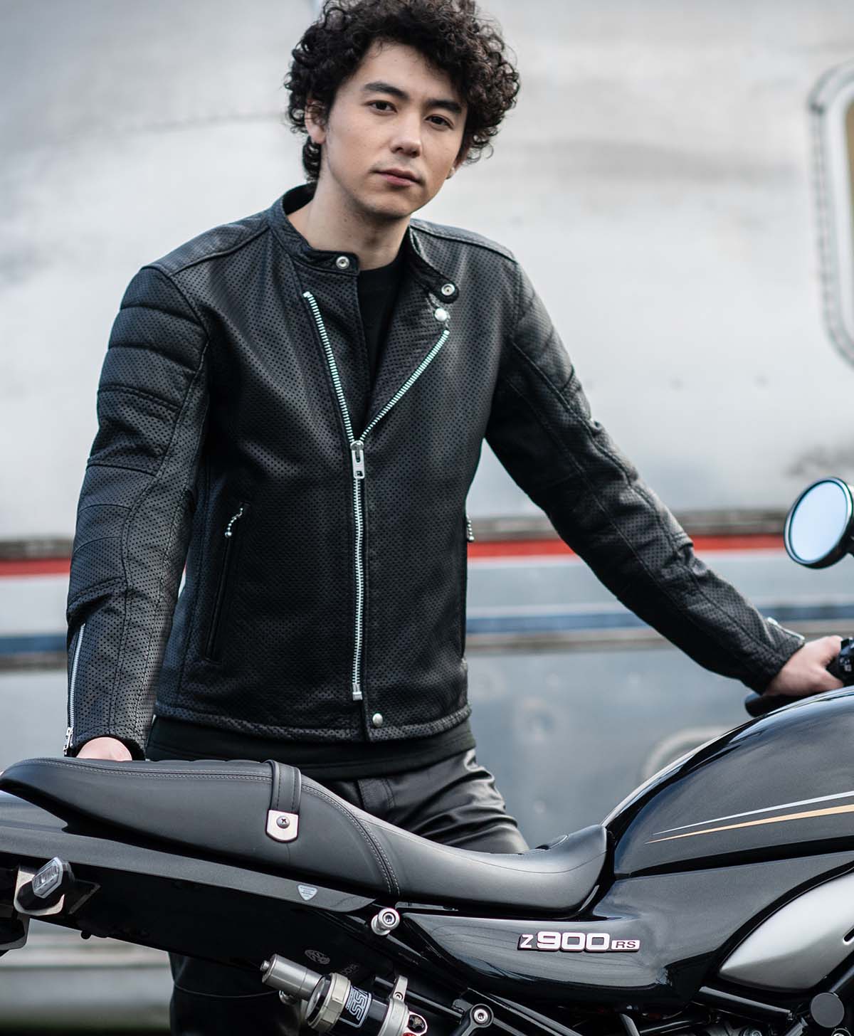 ジュリーブラック v系 civa ロック ガゼ ル ライダース ジャケット