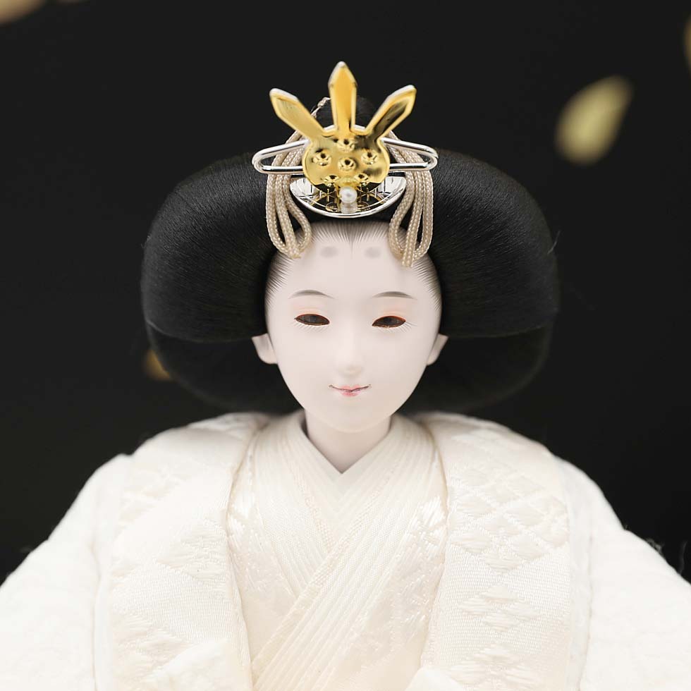 未使用】明山窯 雛人形 ひな祭り 朧月夜 未使用】明山窯 雛人形