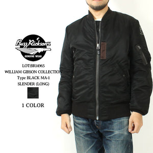 Buzz Rickson's BR14965 WILLIAM GIBSON COLLECTION Type BLACK MA-1