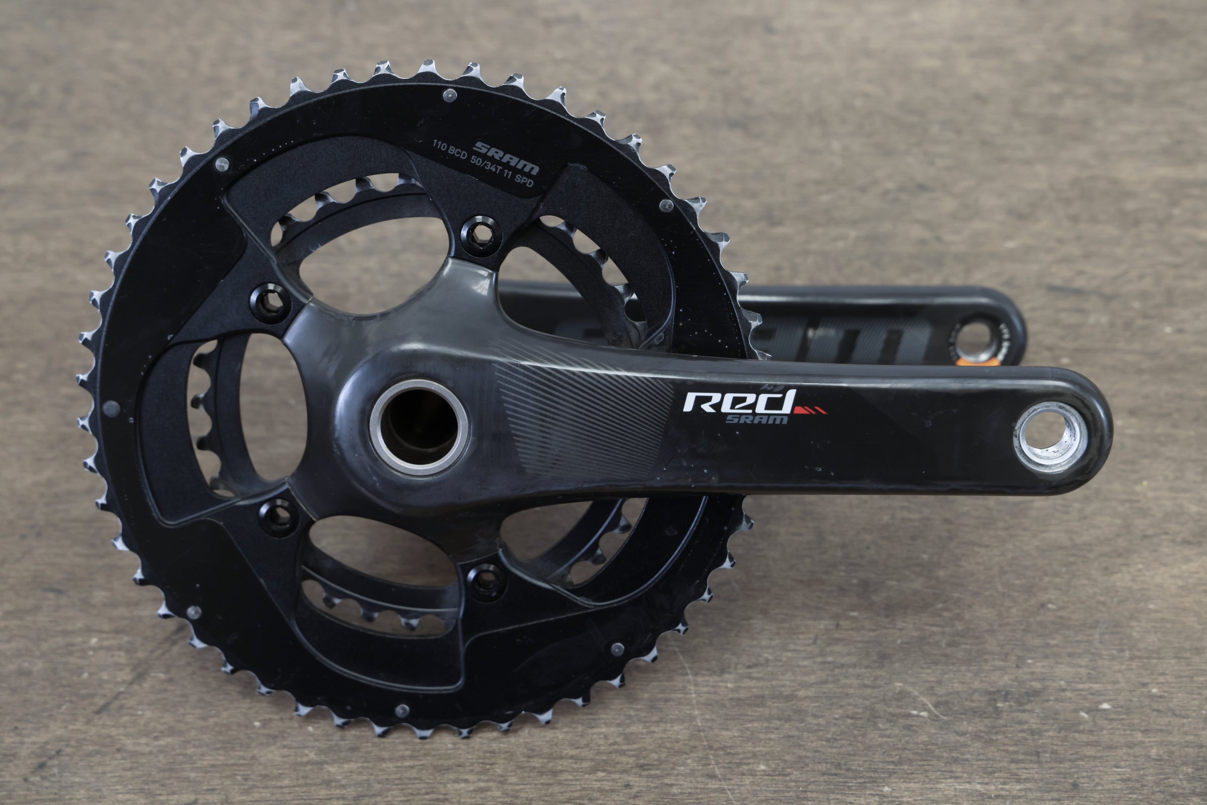 177.5mm 50/34T GXP SRAM Red 22 Carbon Crankset – Elevate Cycling