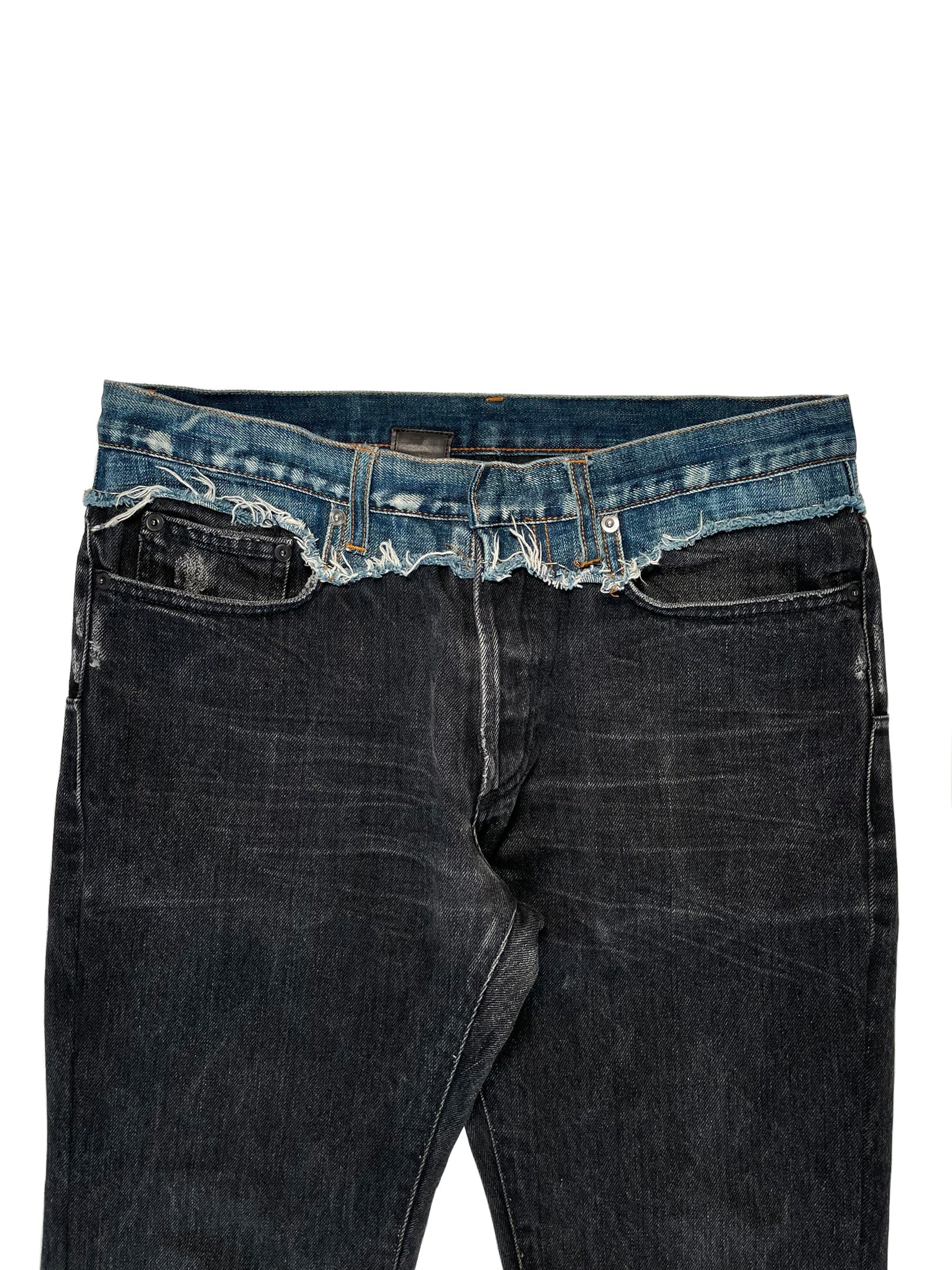 AW2006 Dior Homme cummerbund jeans