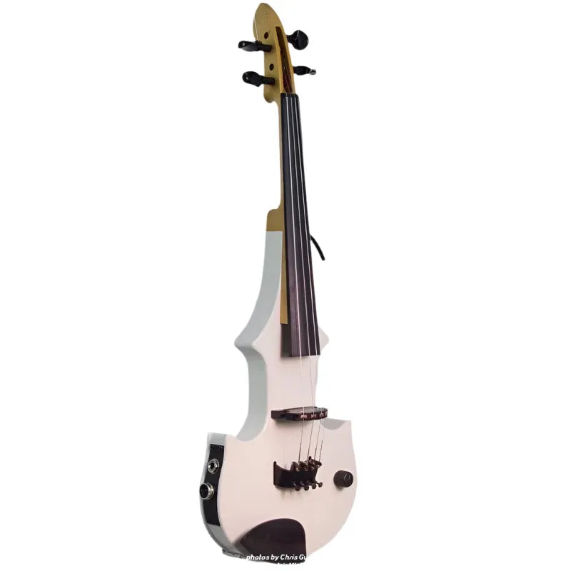 ZETA JV44 Jazz Fusion violin, gloss white | Electric Violin Shop
