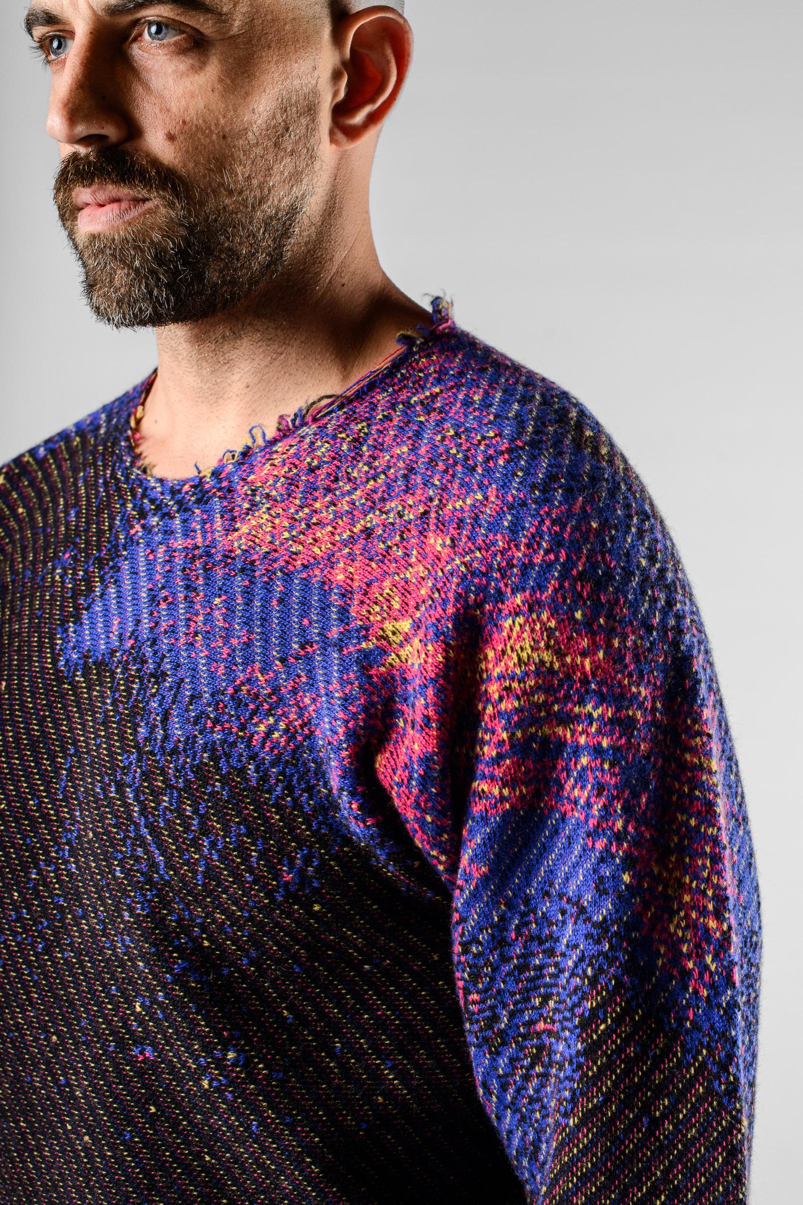 Label Under Construction Mushroom Spores Knitted Cashmere Sweater