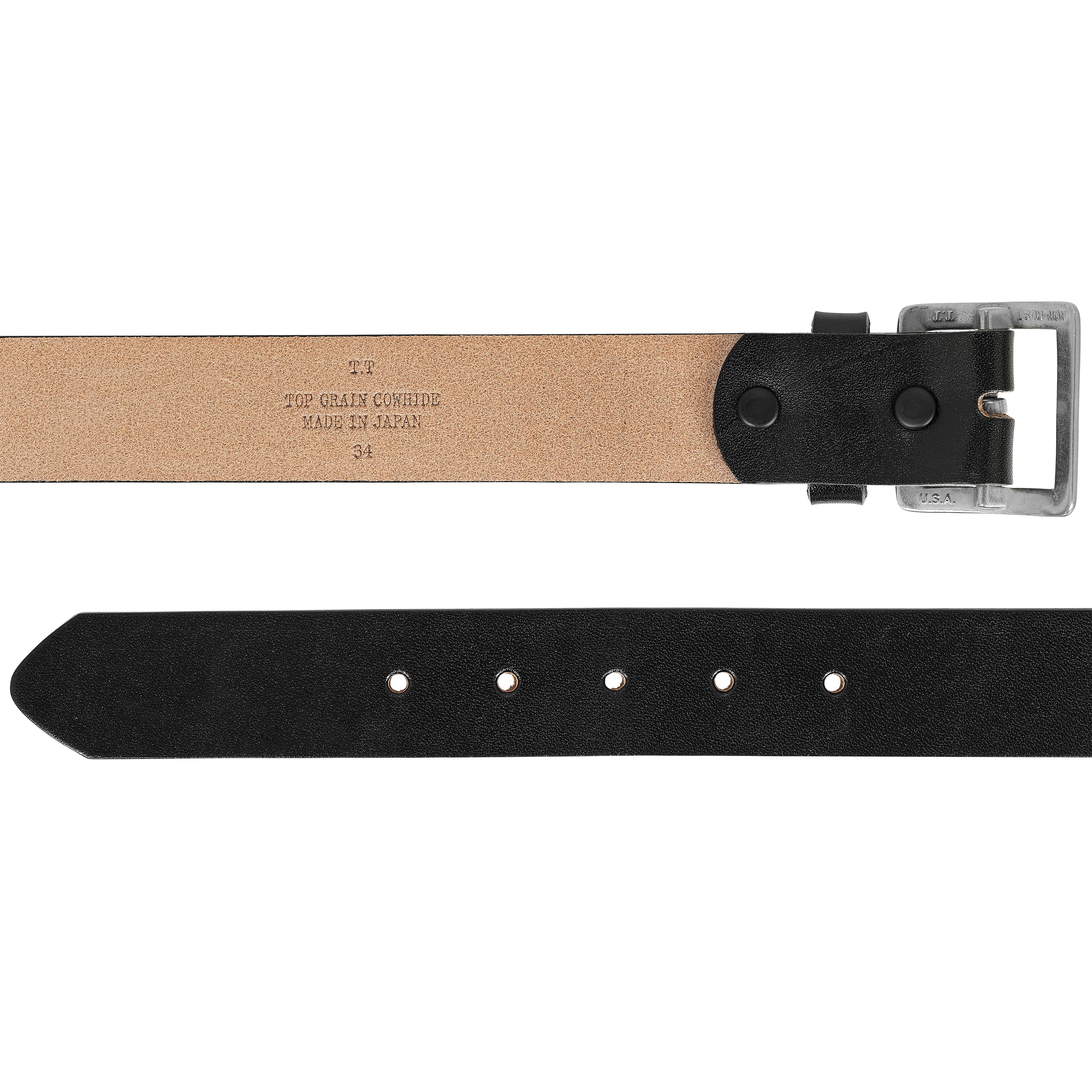 LOT.028 GARRISON BELT BLACK - T.T TAIGA TAKAHASHI(ティー.ティー