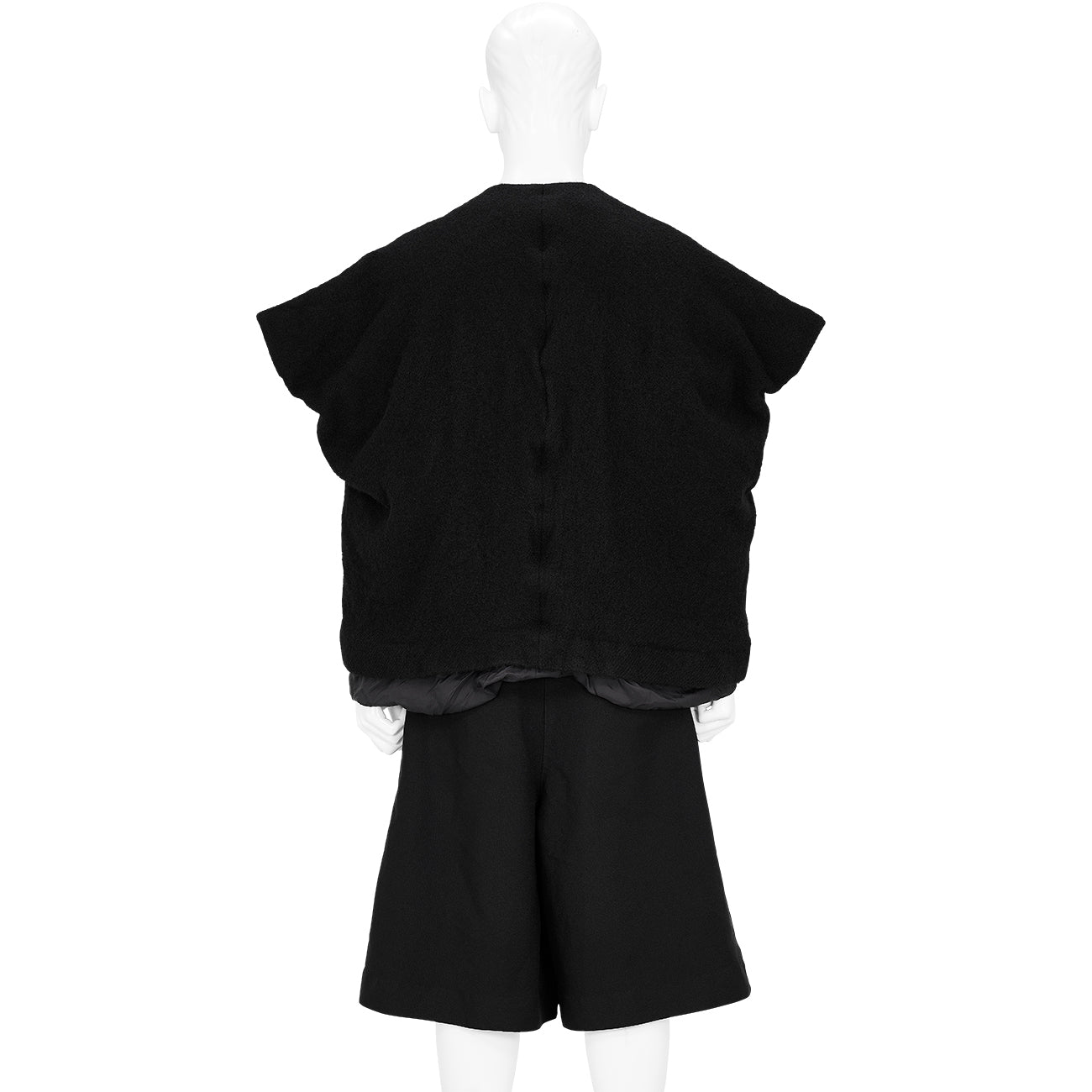SHOULDER CAPE BLACK - COMME des GARÇONS HOMME PLUS(コム デ