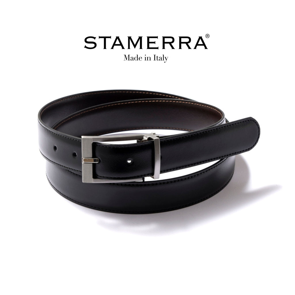 イタリア製リバーシブルベルト 30mm幅 STAMERRA(スタメッラ) – ELZION