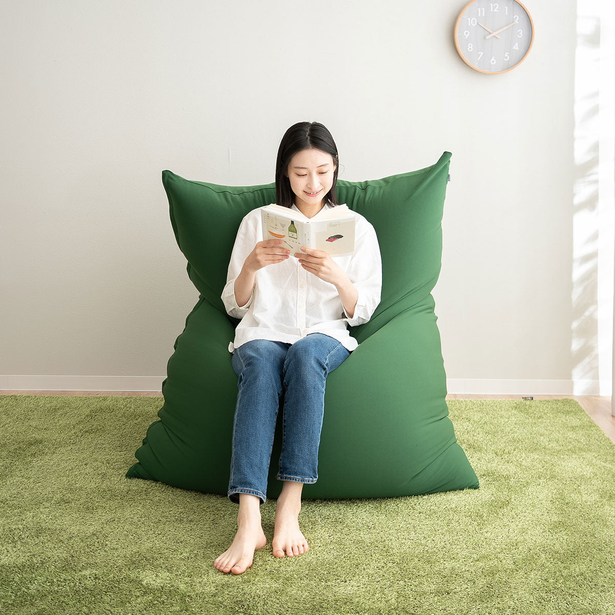 エムールデイ限定商品】 超特大ビーズクッション 大きい ヴェルディ