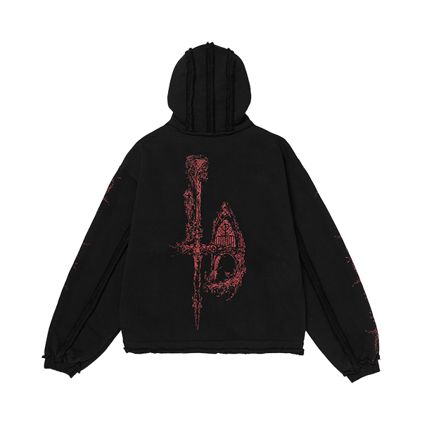 Dragon Stud Zip-up hoodie – thug club