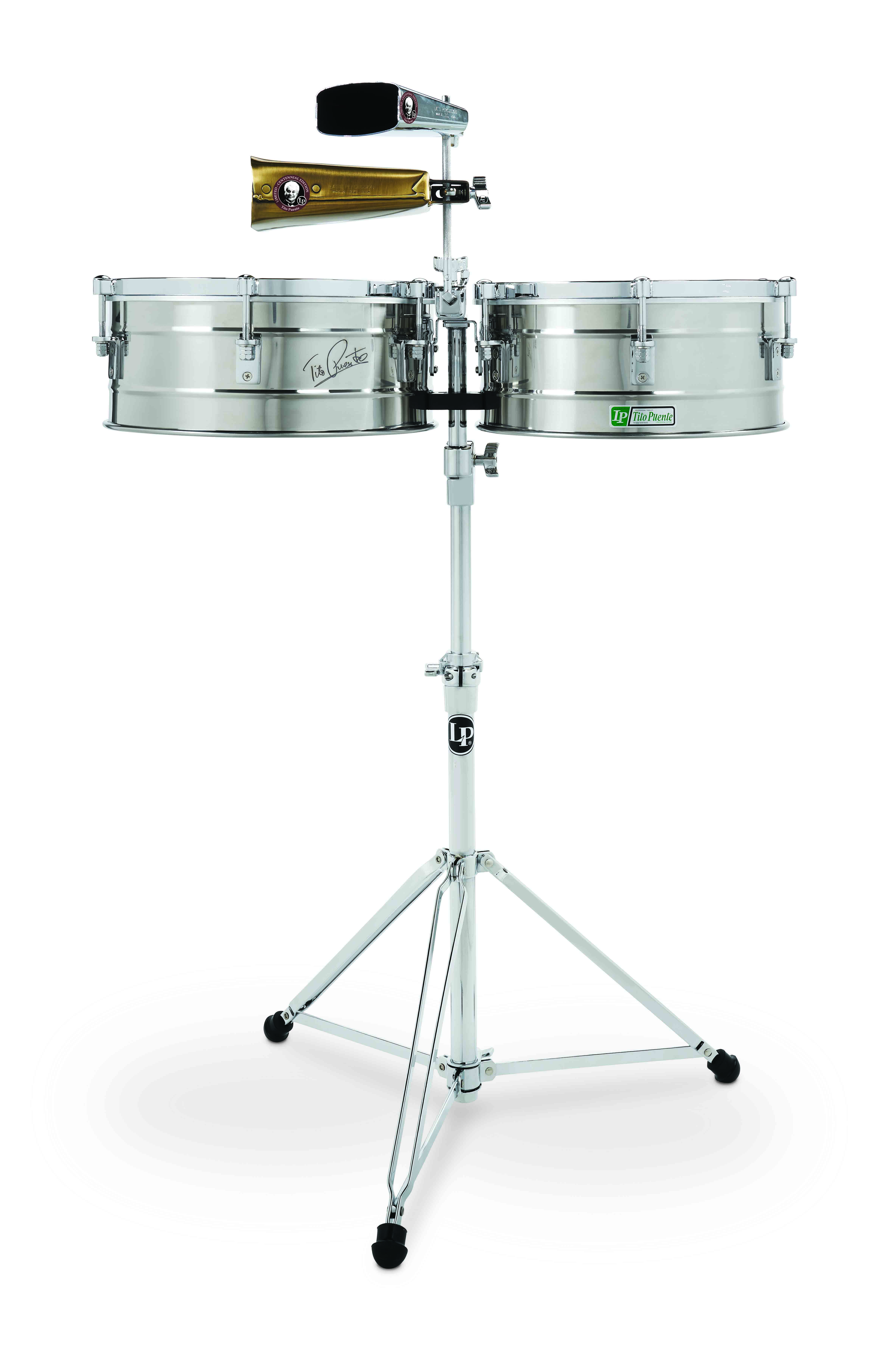 Latin Percussion Tito Puente Signature Timbale and Cowbell Set