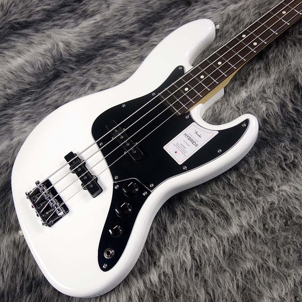 Fender Made in Japan Hybrid II Jazz Bass Arctic White｜平野楽器