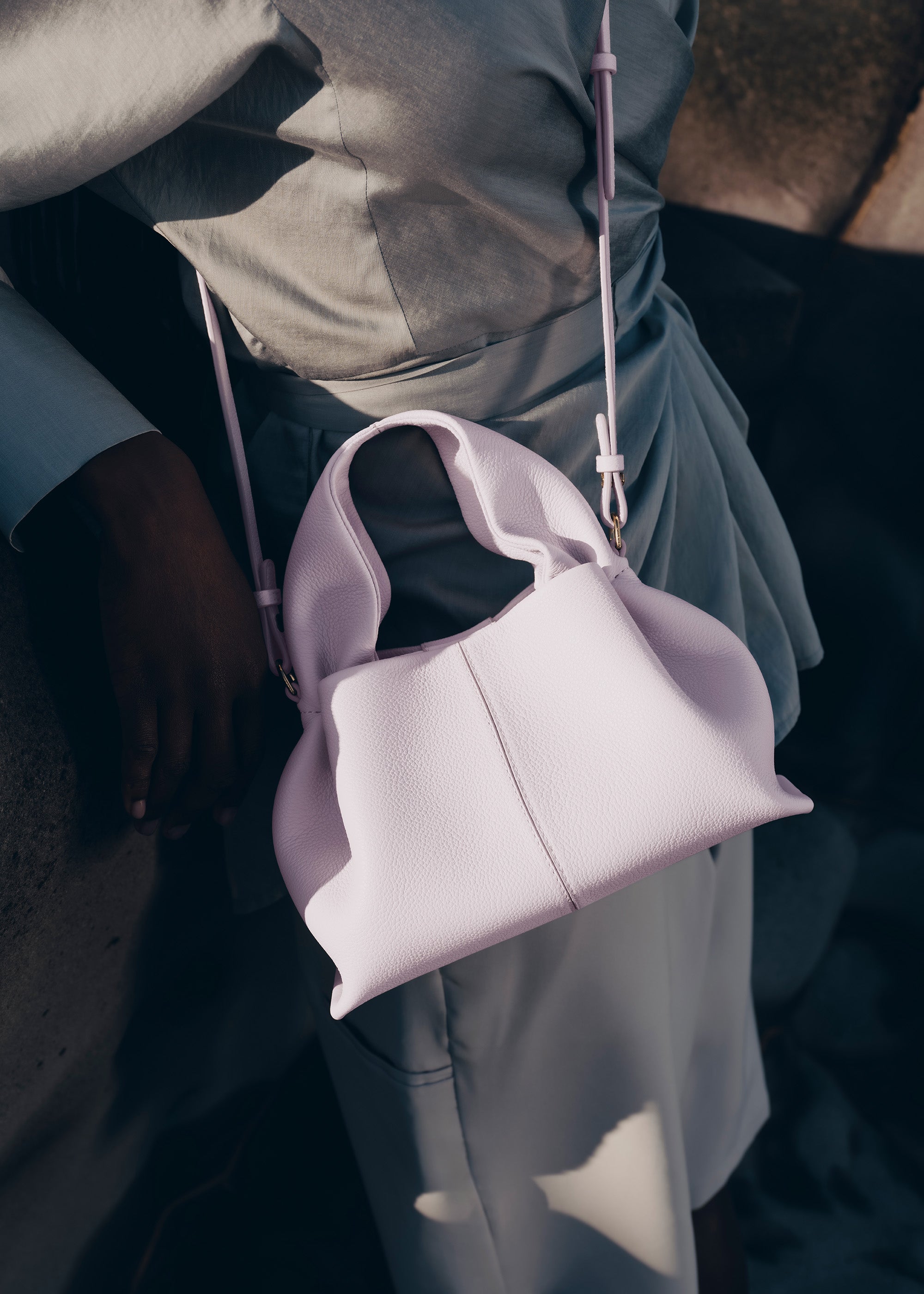 Polène | Bag - Numéro Neuf Mini - Textured Wisteria