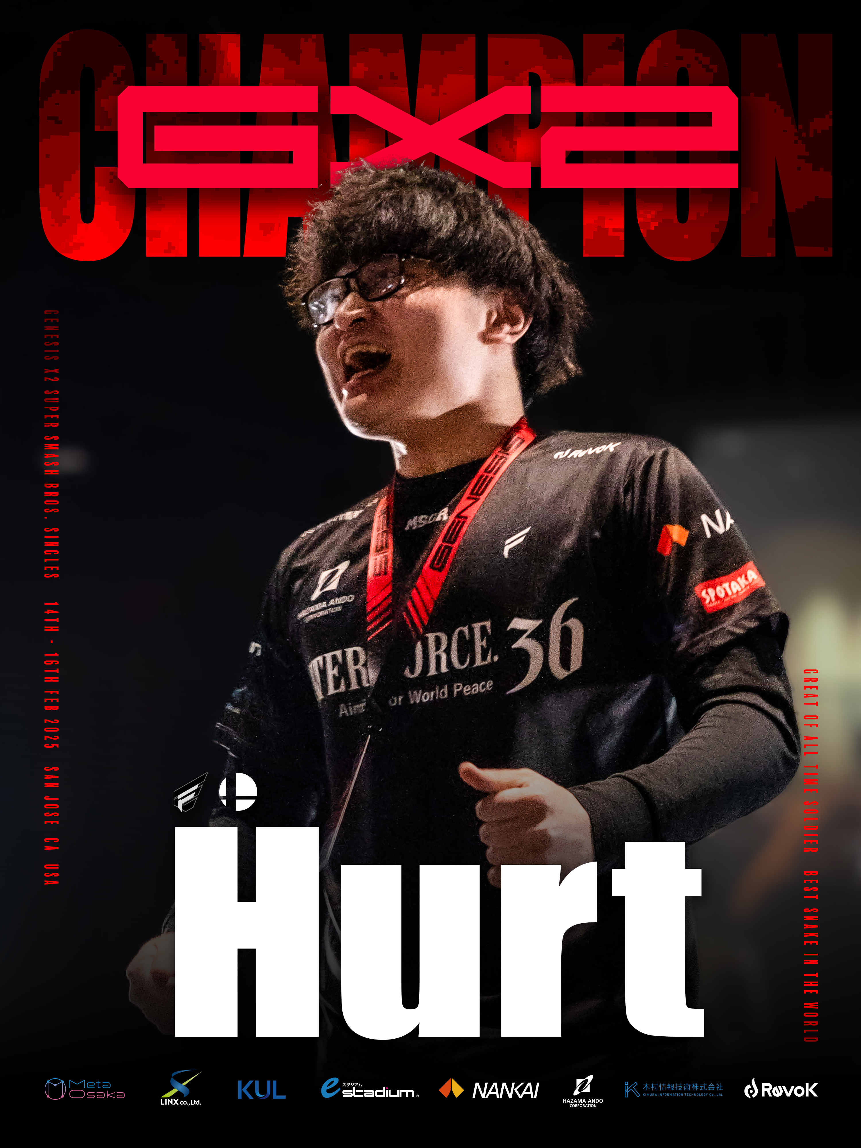 スマブラSP部門】Hurt選手 世界大会「GENESIS X2」にて日本人初優勝