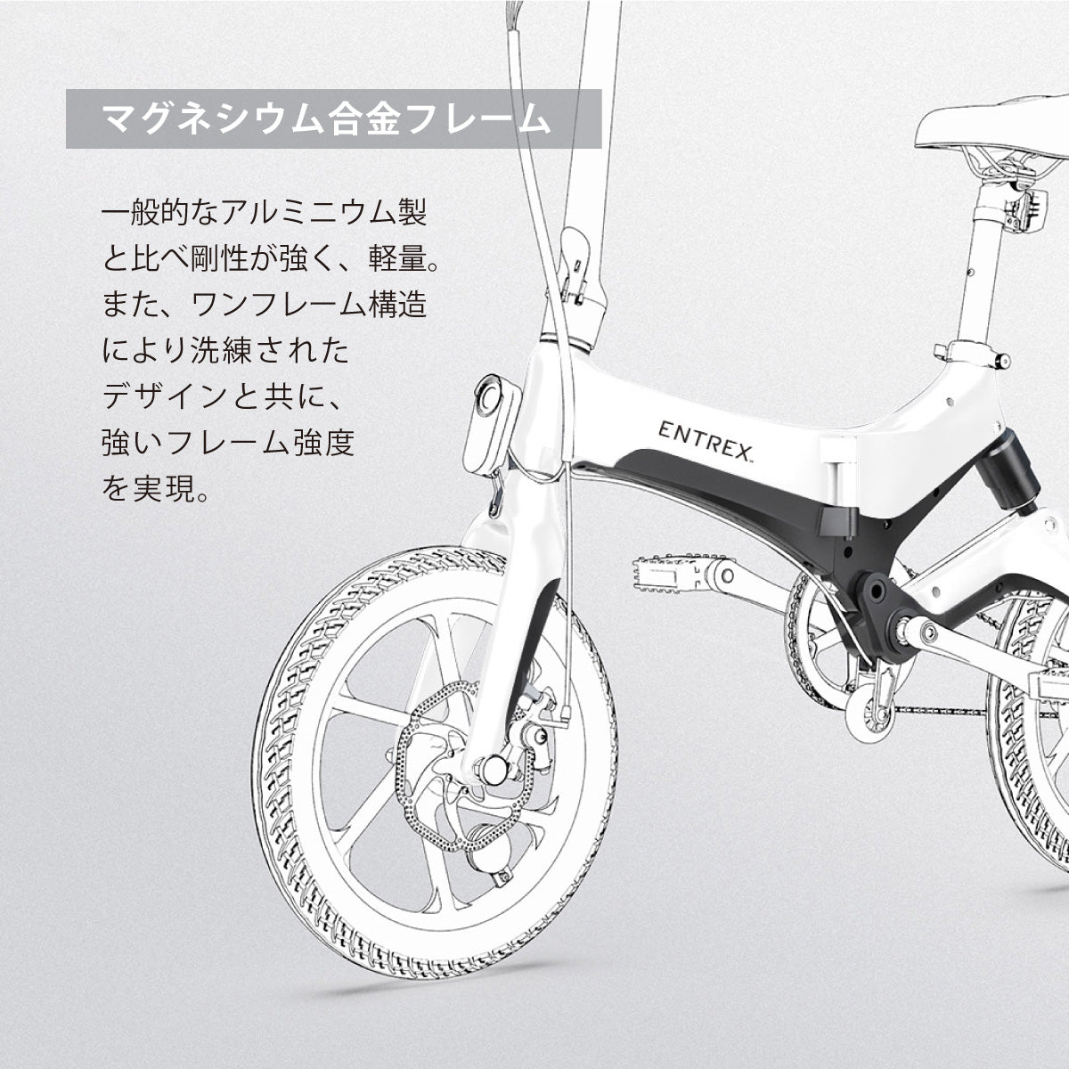 電動自転車 S6 ホワイト 公道走行可能/電動アシスト自転車/坂道
