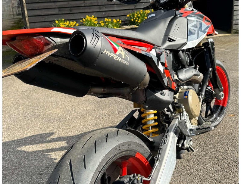 2024 - 2025 DUCATI HYPERMOTARD 698 MONO TWIN EXIT SLIP-ON RACE EXHAUST