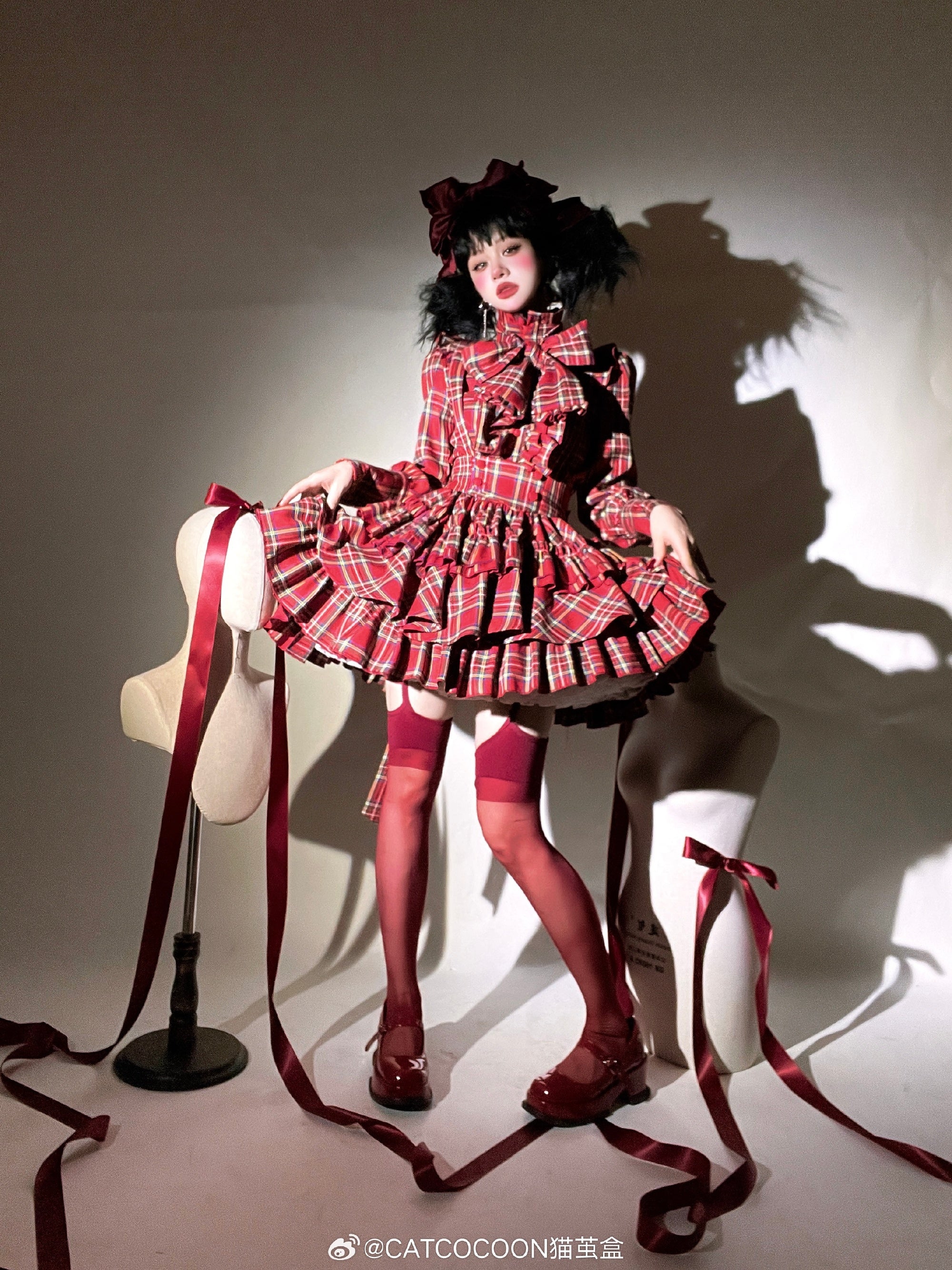 A Doll's House スカート(チェックver.)【CATCOCOON】 – Epetice
