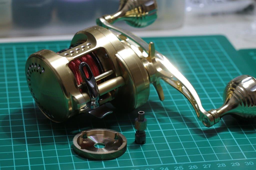 18カルカッタコンクエスト 301 PG化とオーバーホール | リールカスタム