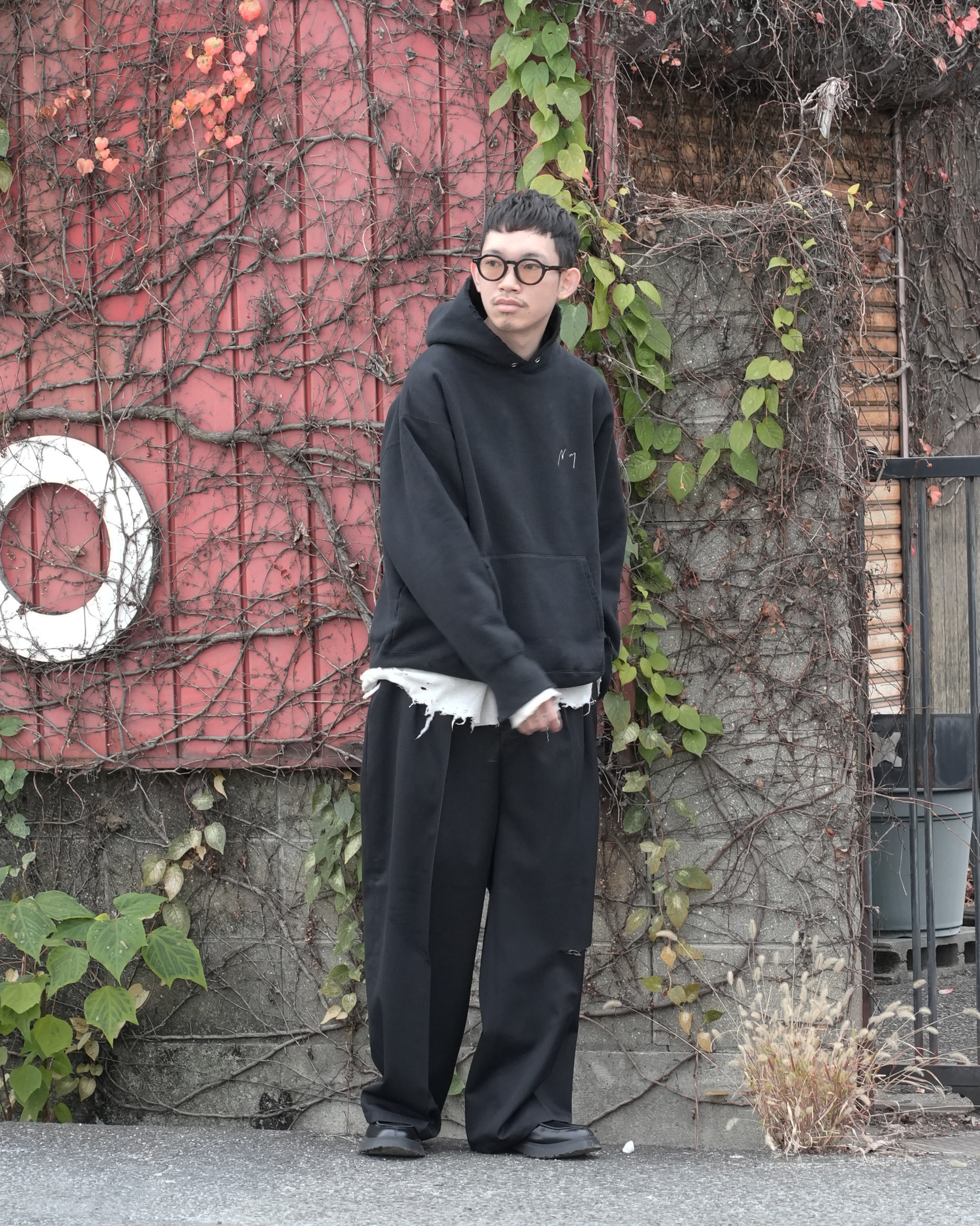 ANCELLM/exclusive】 NEW YEAR SWEAT HOODIE(SNAKE BLACK)