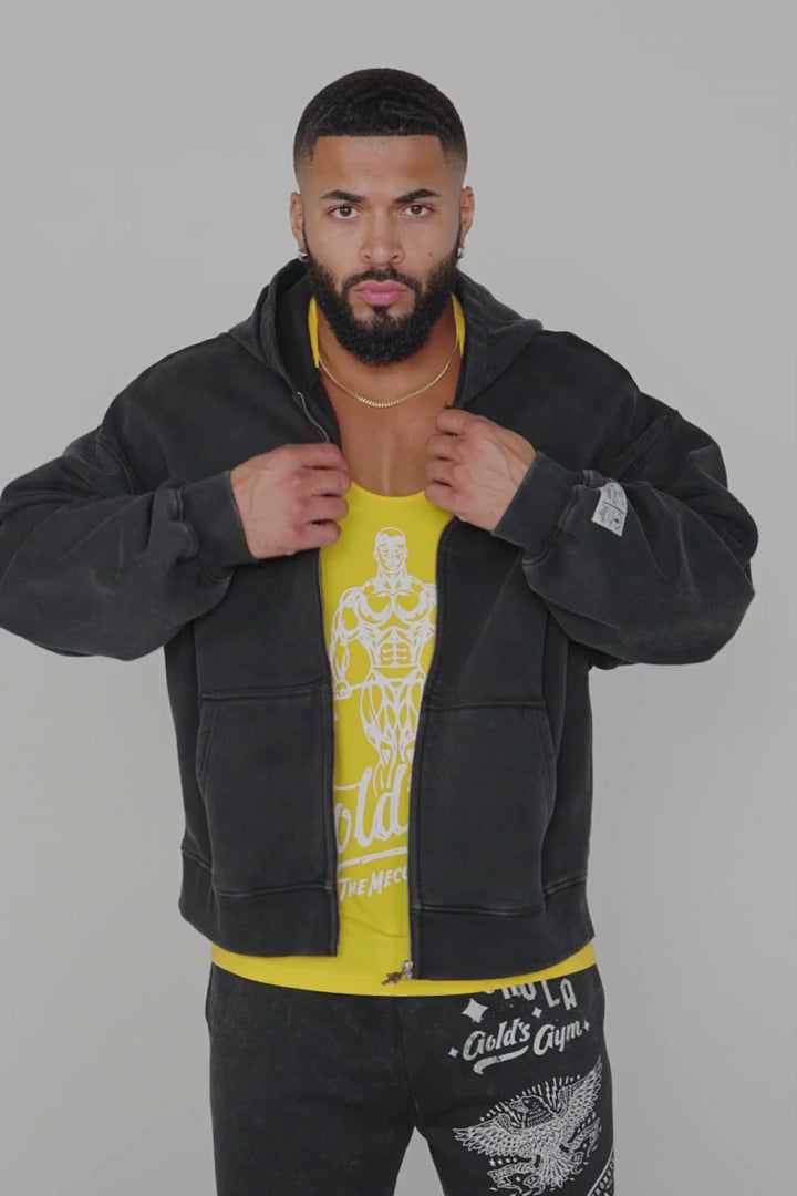 5162 - Golds Gym Throwback Zip-ups